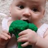 Toys & Play Oli & Carol Rattles & Teethers | Brucy The Broccoli Teething Toy