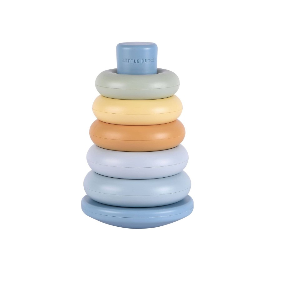 Nursery & Interior Little Dutch Shelf Decor | Blue Stacking Rings