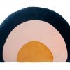 Nursery & Interior Nobodinoz Cushions | Rainbow Cushion Velvet Night Blue