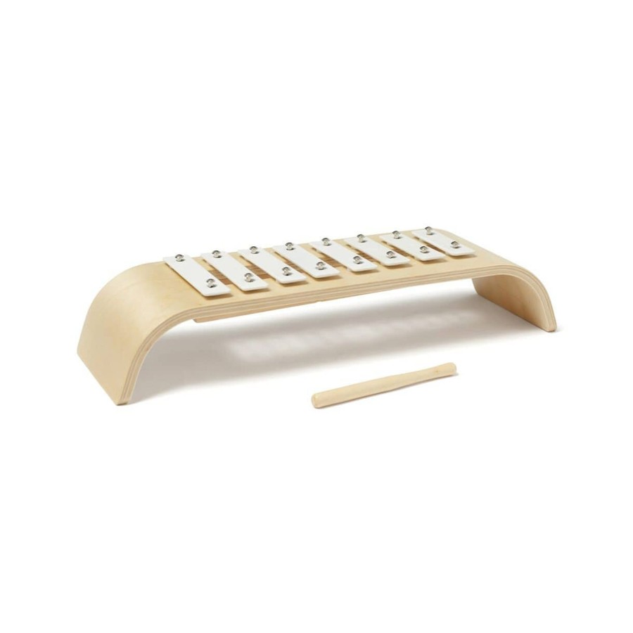 Toys & Play Kids Concept Musical Instruments | Wooden Xylophone - White