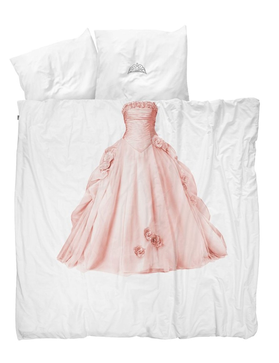 Nursery & Interior Snurk Duvet & Pillowcases | Princess (Pink) - Organic Bed Linen Set (Double)