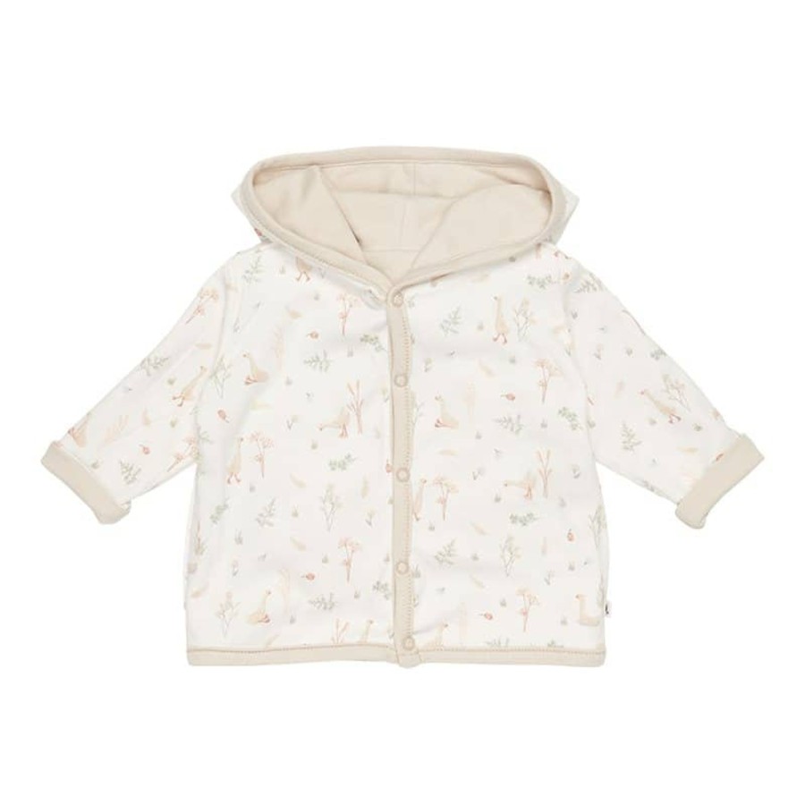 Clothing & Accessories Little Dutch Baby 0-2 Years | Reversible Jacket Little Goose/Sand