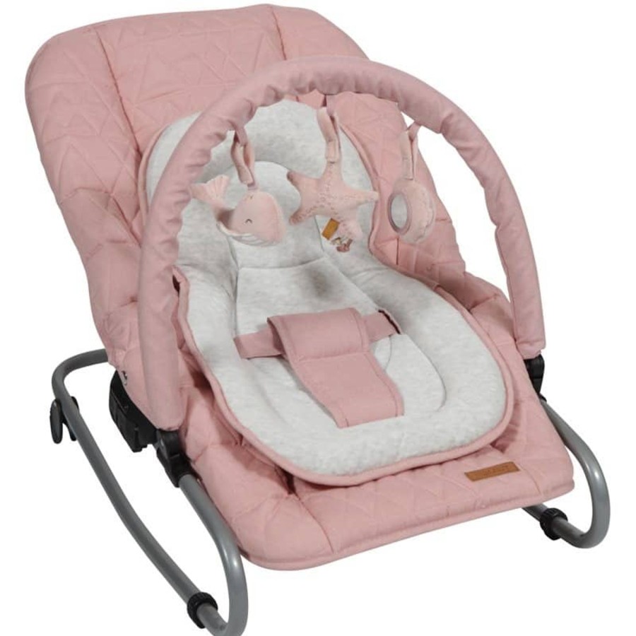 Toys & Play Little Dutch Baby Bouncers & Rockers | Bouncing Chair Luxury - Pink