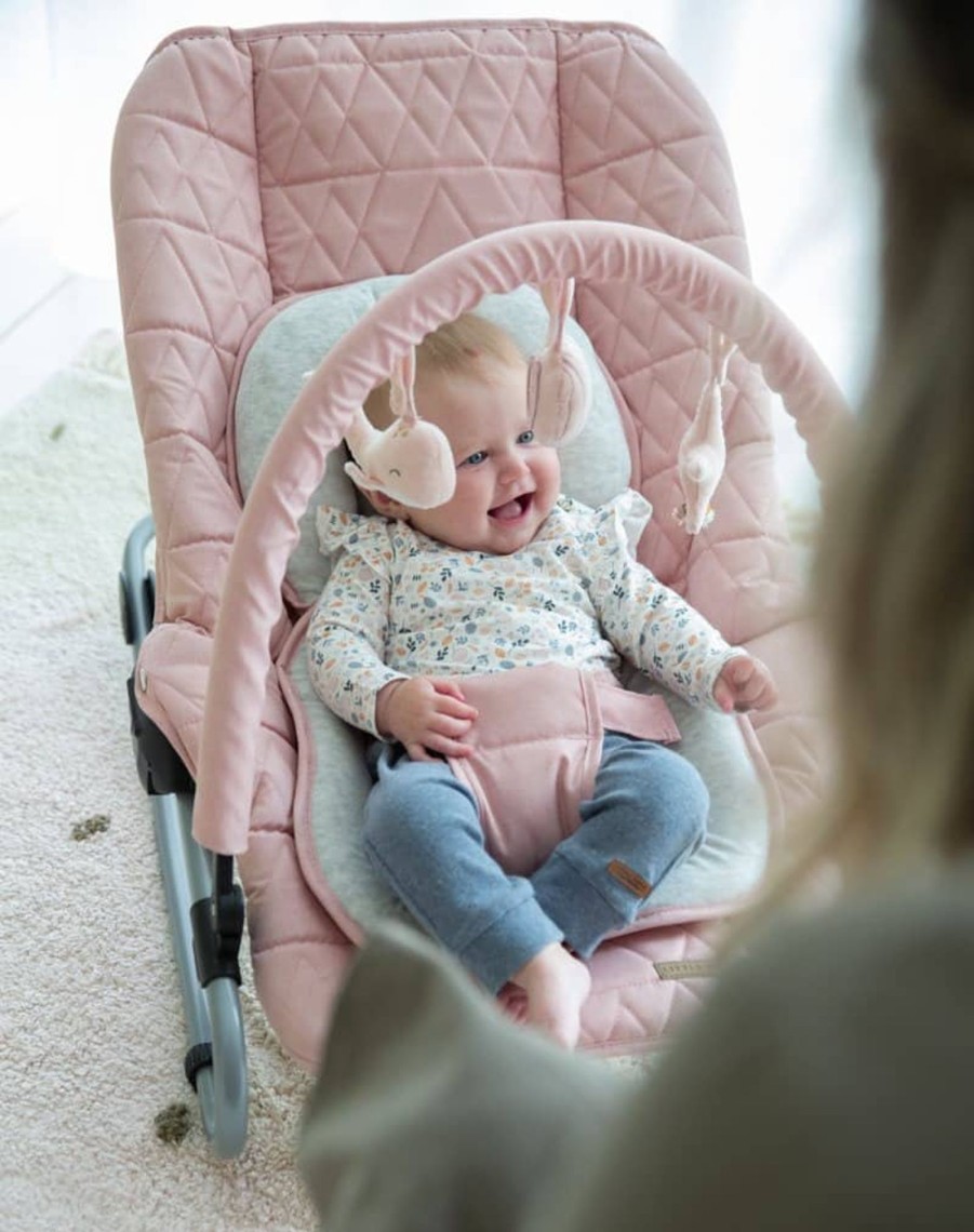 Toys & Play Little Dutch Baby Bouncers & Rockers | Bouncing Chair Luxury - Pink