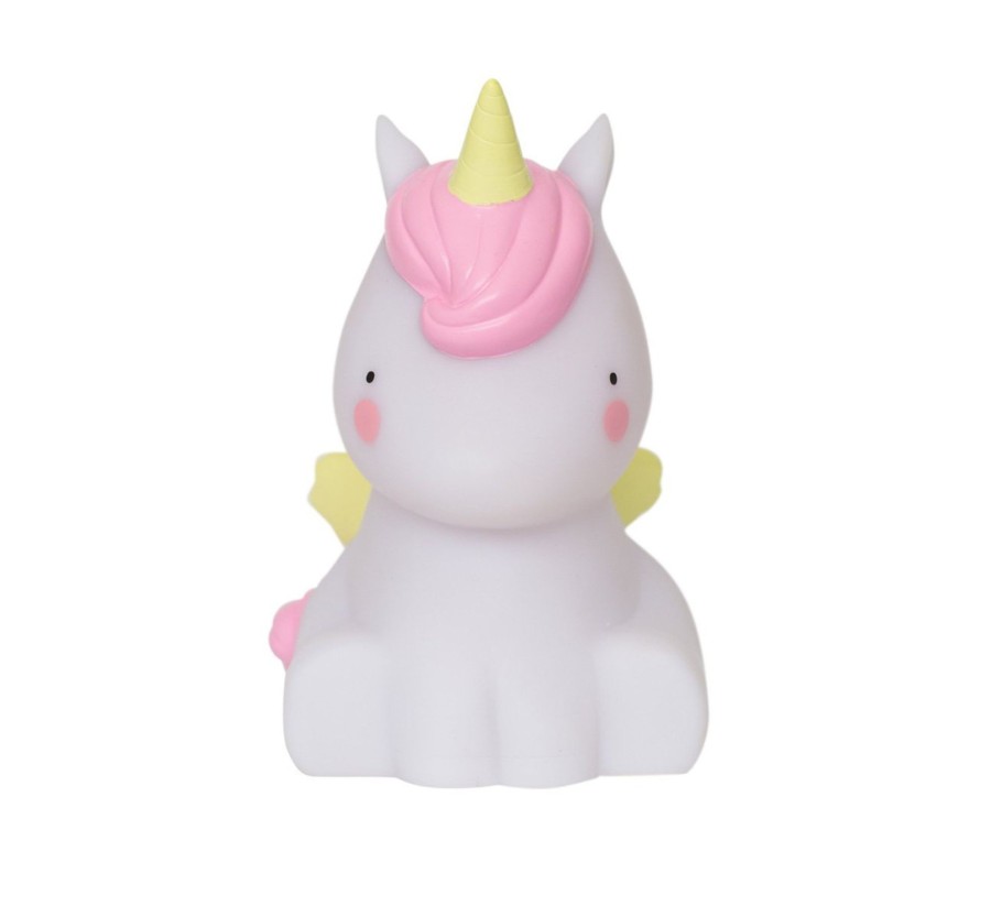 Nursery & Interior A Little Lovely Company Shelf Decor | Unicorn Little Light