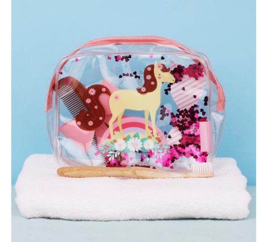 Clothing & Accessories A Little Lovely Company Kids Backpacks | Toiletry Bag - Horse