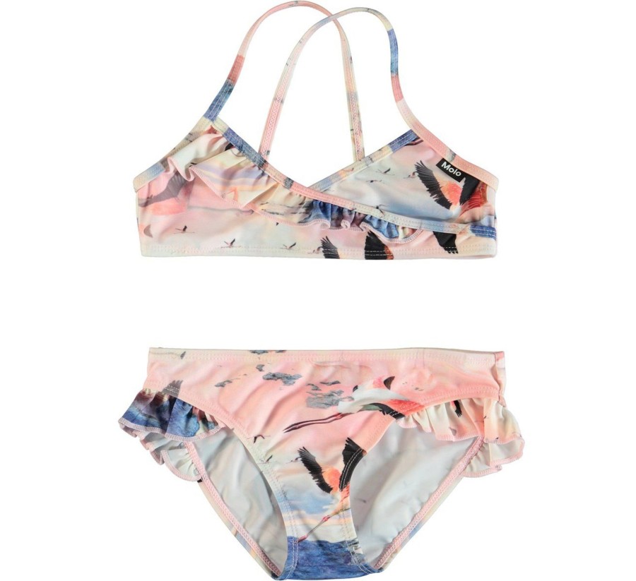 Clothing & Accessories Molo Swimwear | Norma - Flamingo