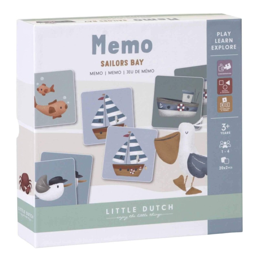 Toys & Play Little Dutch Puzzles & Games | Memo Sailors Bay