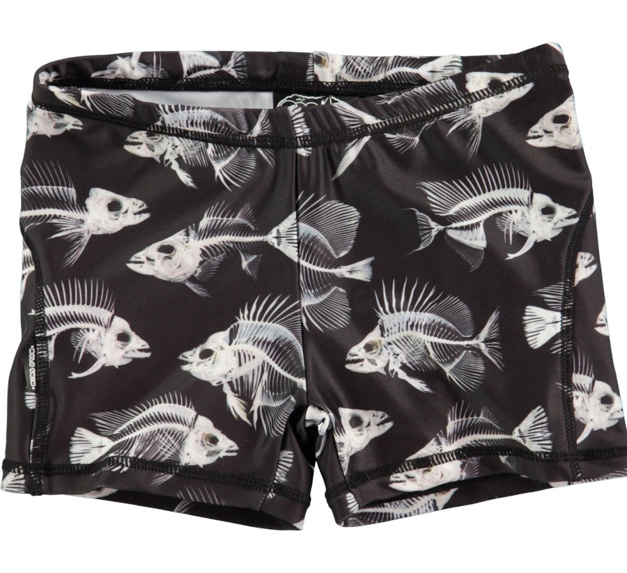 Clothing & Accessories Molo Swimwear | Norton - Fish Skeleton