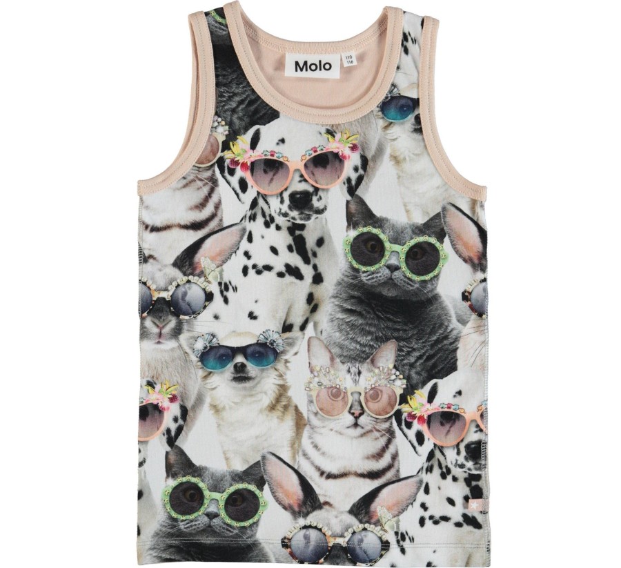 Clothing & Accessories Molo Girl 2-12 Years | Joshlyn-Sunny Funny Tank Top