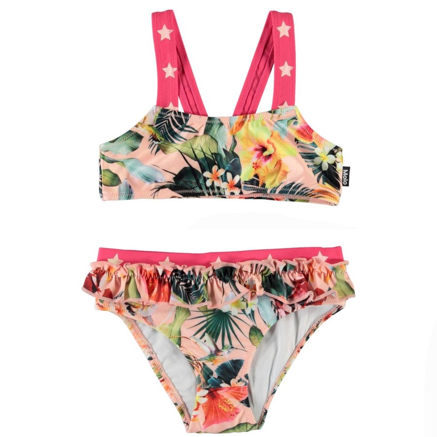 Clothing & Accessories Molo Swimwear | Naila - Hawaiian Flowers