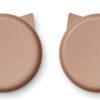 Mealtimes & Care Liewood Dinner Sets | Mae Plate - 2 Pack Cat/Pale Tuscany