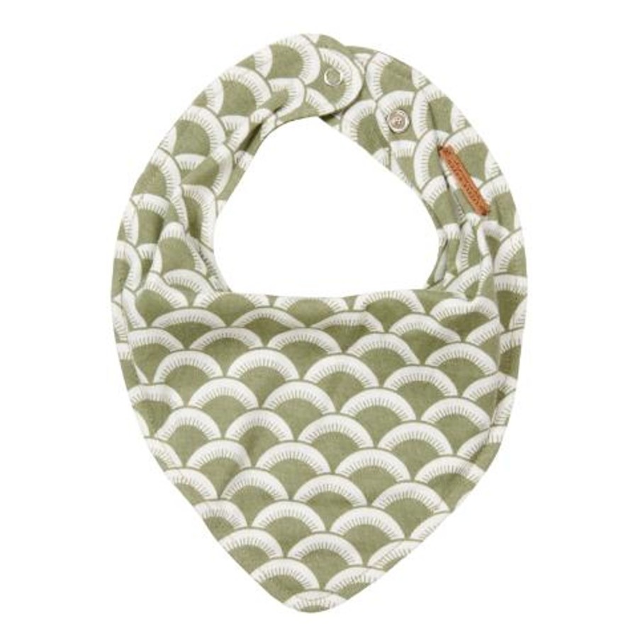 Mealtimes & Care Little Dutch Bibs & Overalls | Bandana Bib Sunrise Olive