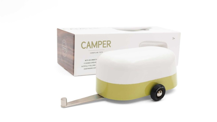 Nursery & Interior CandyLab Shelf Decor | Yellow Camper- Candylab