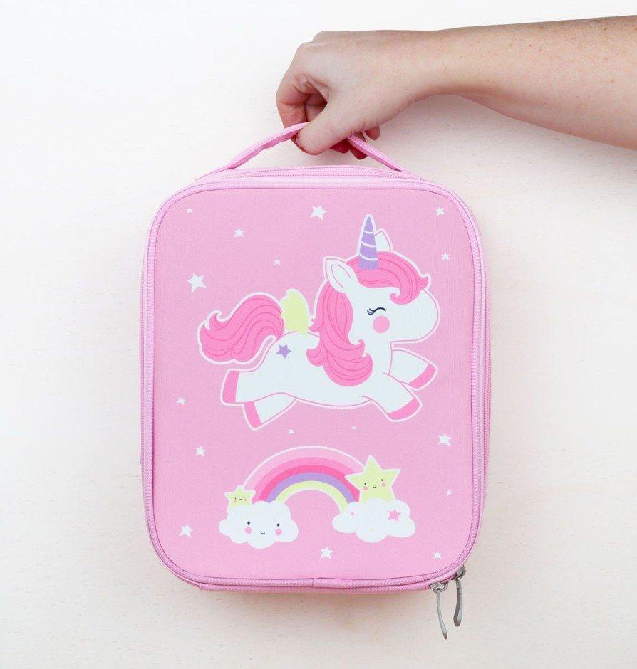 Clothing & Accessories A Little Lovely Company Lunch Boxes & Lunch Bags | Cool Bag - Unicorn