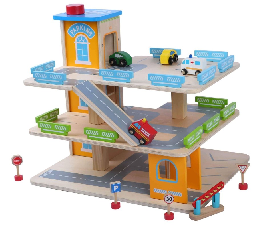 Toys & Play Gerrardo's Cars & Transport | Wooden Car Garage/Parking