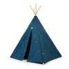 Nursery & Interior Nobodinoz Teepee, Tents & Tunnels | Phoenix Teepee Gold Stella Night Blue