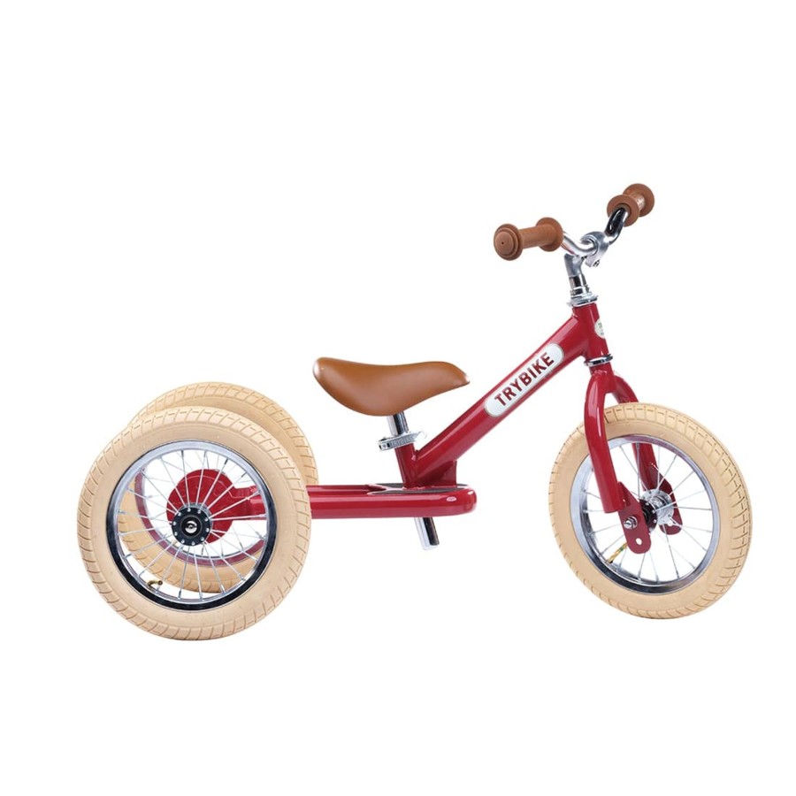 Outdoor Trybike Ride On | Trybike Tricycle - Vintage Red