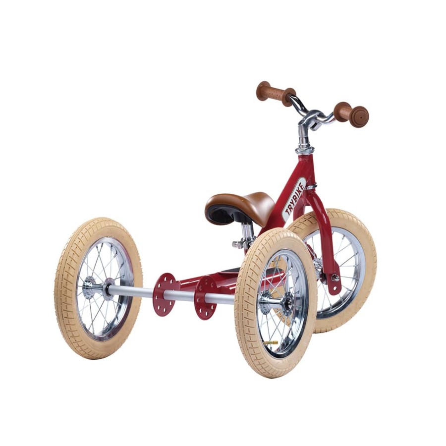 Outdoor Trybike Ride On | Trybike Tricycle - Vintage Red