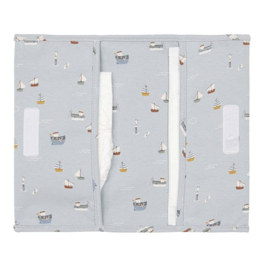 Nursery & Interior Little Dutch Changing Mats & Accessories | Nappy Pouch Sailors Bay Blue