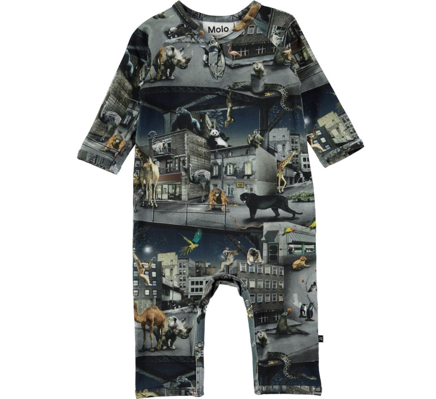 Clothing & Accessories Molo Baby 0-2 Years | Fleming Zoo Rebellion Bodysuit