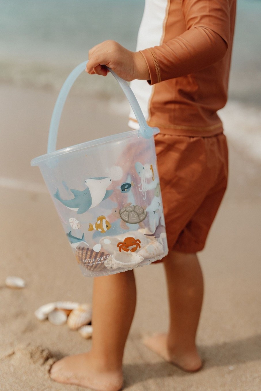 Outdoor Little Dutch Buckets & Spades | Shell Bucket Sea Life