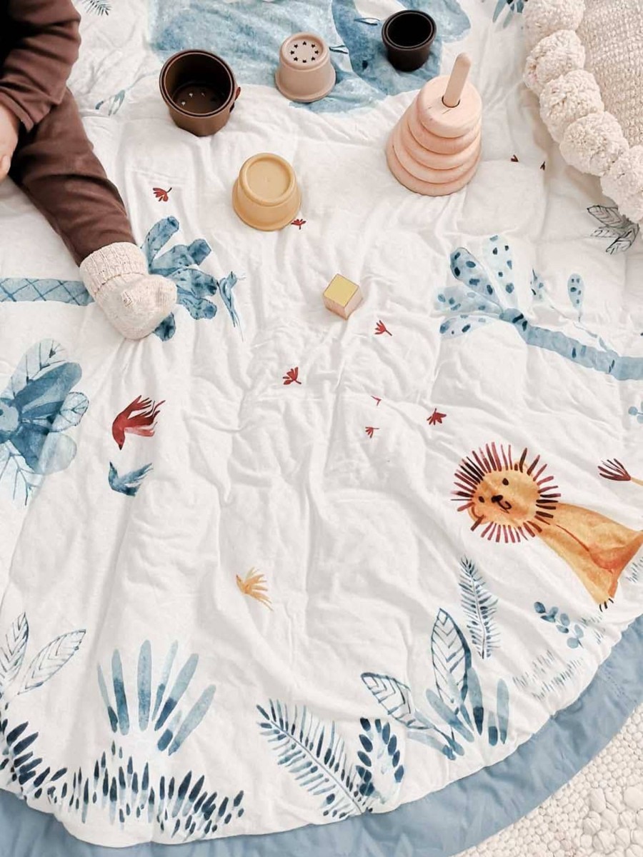 Outdoor Play&Go Picnic Tupperware & Blankets | Moulin Roty Baobab Baby Playmat - Bag