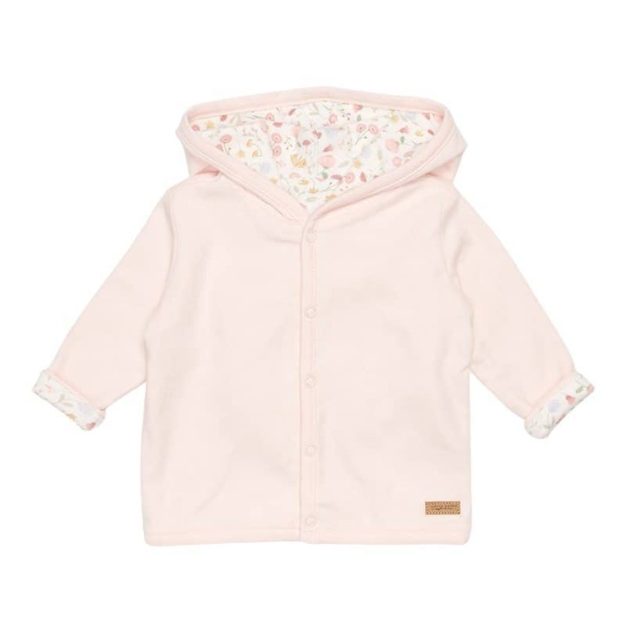 Clothing & Accessories Little Dutch Baby 0-2 Years | Reversible Jacket Flowers & Butterflies/Pink