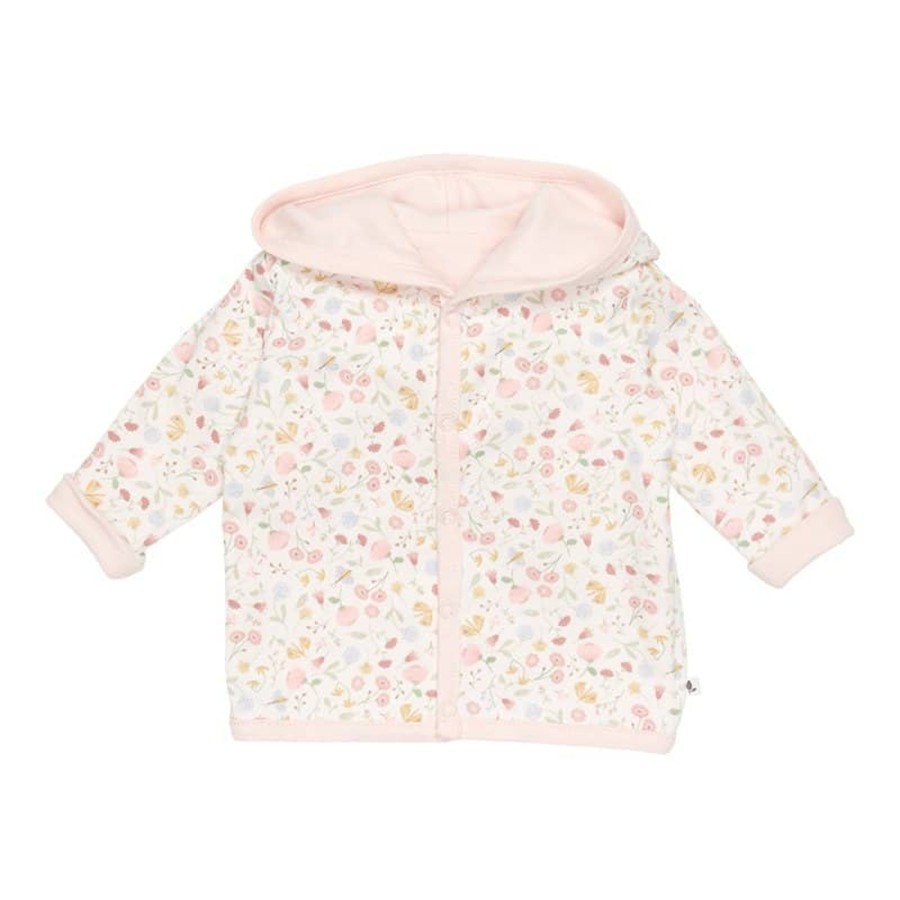 Clothing & Accessories Little Dutch Baby 0-2 Years | Reversible Jacket Flowers & Butterflies/Pink