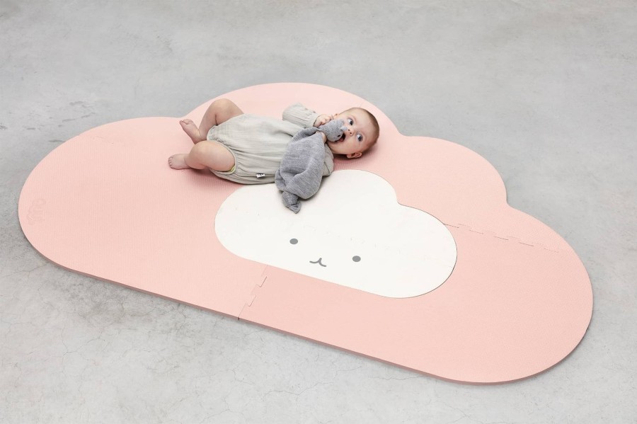 Nursery & Interior Quut Playmats | Play Mat - Cloud Small 145X90 - Pink