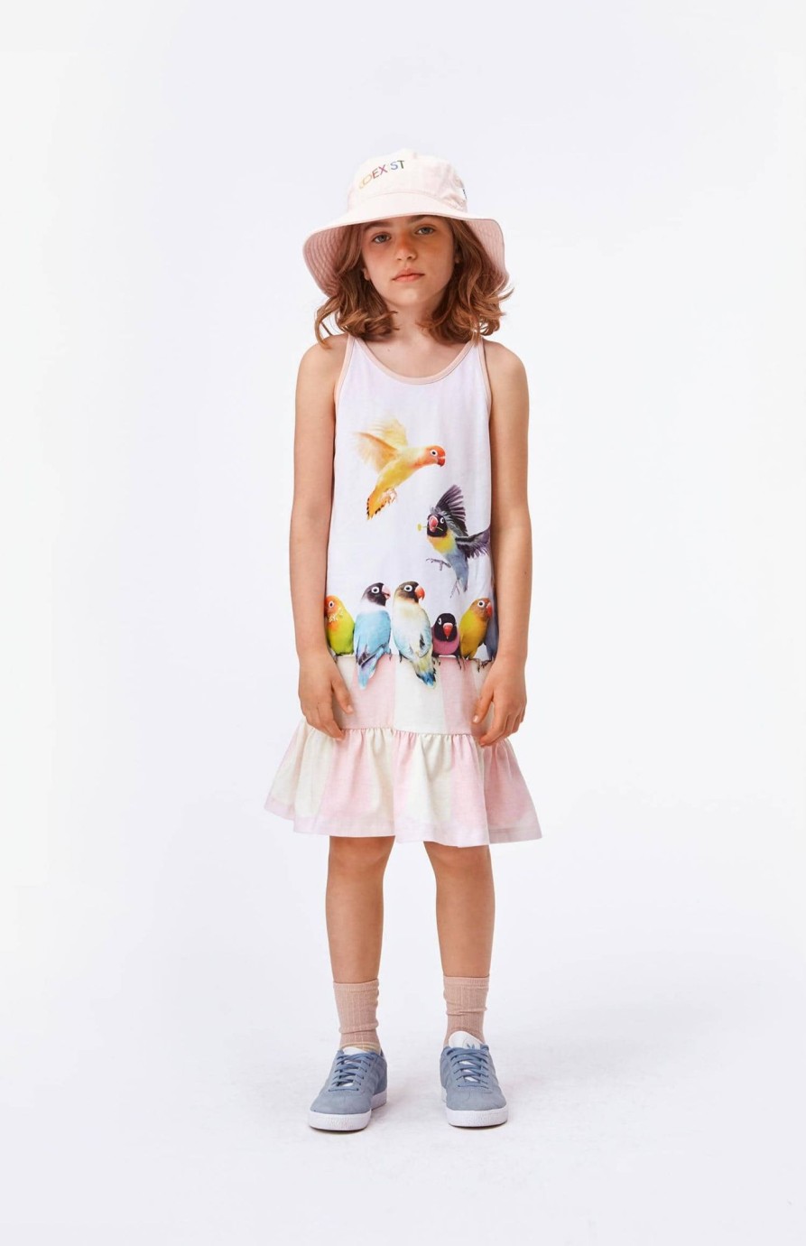 Clothing & Accessories Molo Girl 2-12 Years | Carrie - Love Birds