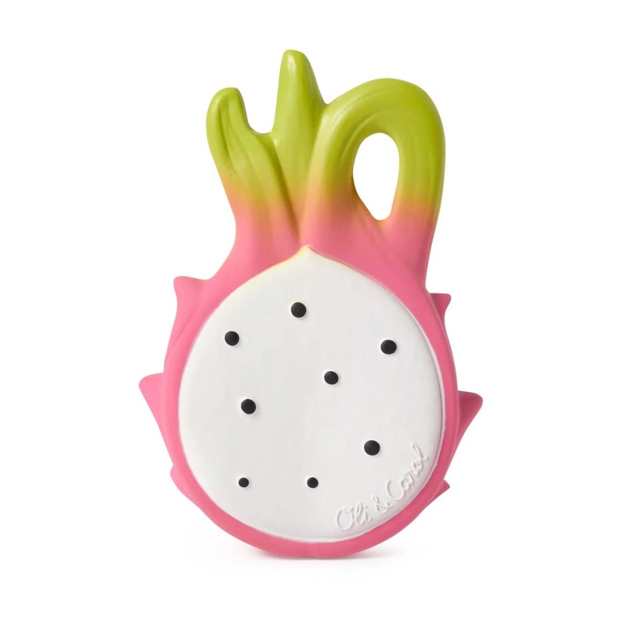 Toys & Play Oli & Carol Rattles & Teethers | Fucsia The Dragonfruit