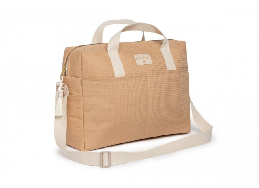 Mealtimes & Care Nobodinoz Changing Bags | Gala Waterproof Changing Bag Nude