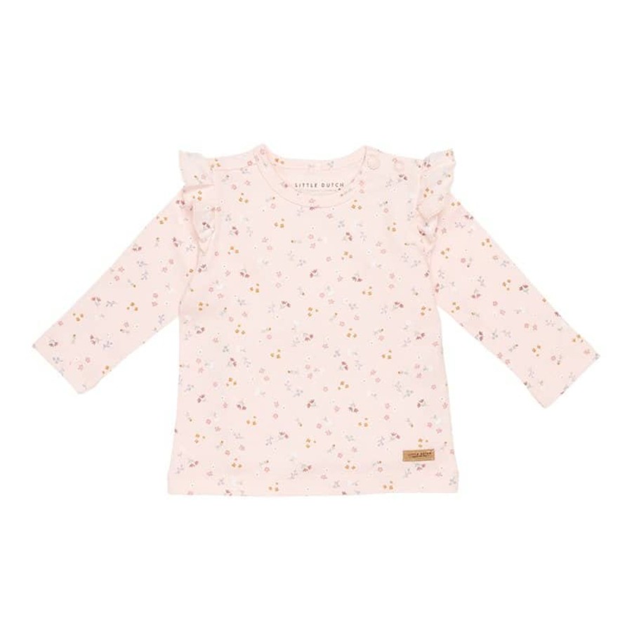 Clothing & Accessories Little Dutch Baby 0-2 Years | T-Shirt Long Sleeves Little Pink Flowers