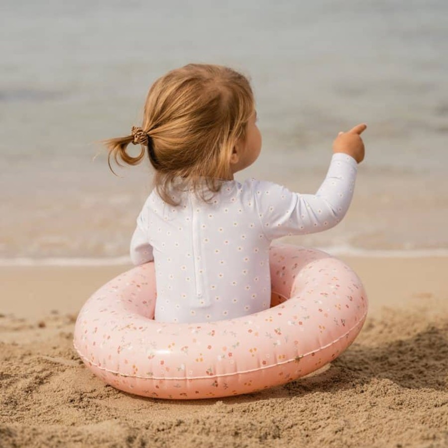 Outdoor Little Dutch Kids Swim Accessories | Little Pink Flowers Swim Ring