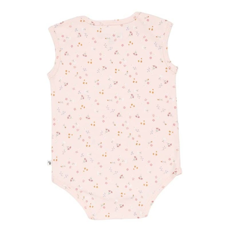 Clothing & Accessories Little Dutch Baby 0-2 Years | Bodysuit Sleeveless Little Pink Flowers