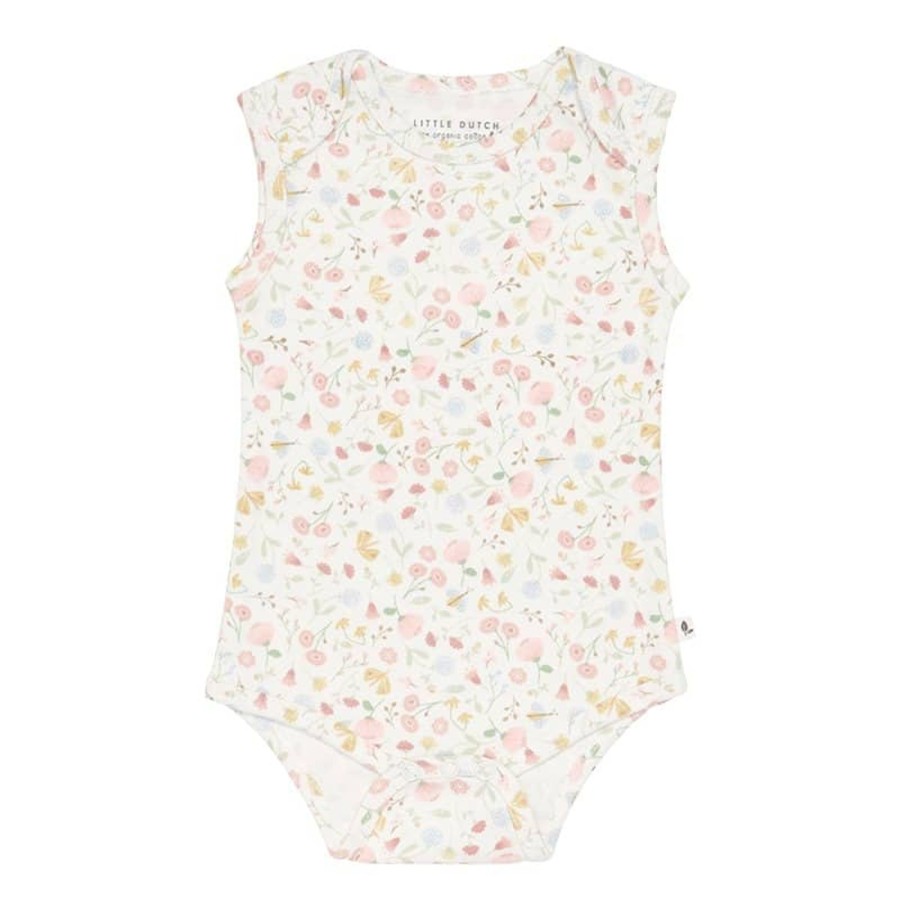 Clothing & Accessories Little Dutch Baby 0-2 Years | Bodysuit Sleeveless Flowers & Butterflies