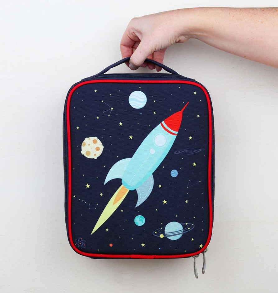 Clothing & Accessories A Little Lovely Company Lunch Boxes & Lunch Bags | Cool Bag - Space