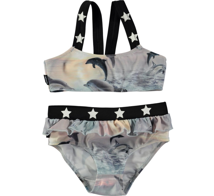 Clothing & Accessories Molo Swimwear | Naila - Dolphins Sunset