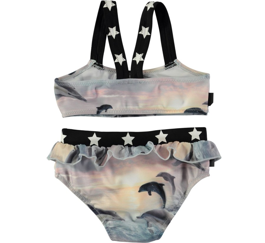 Clothing & Accessories Molo Swimwear | Naila - Dolphins Sunset