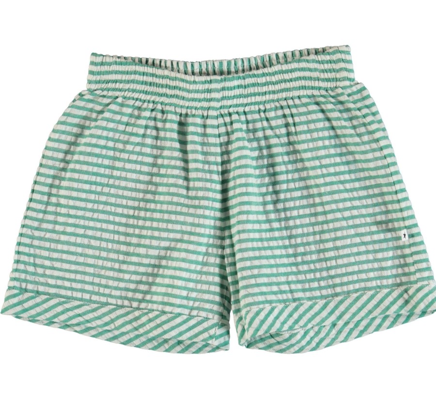 Clothing & Accessories Molo Girl 2-12 Years | Agatha - Green Stripe