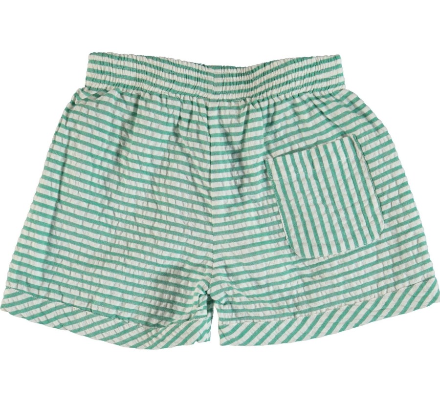 Clothing & Accessories Molo Girl 2-12 Years | Agatha - Green Stripe