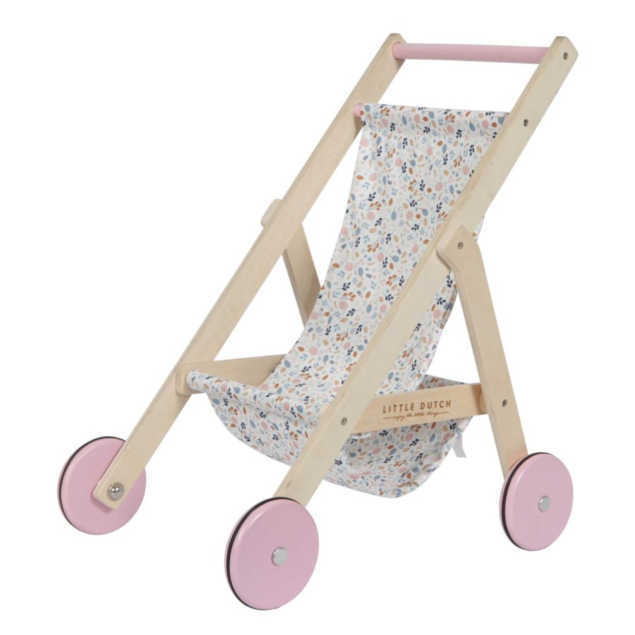 Toys & Play Little Dutch Dolls & Accessories | Doll Stroller - Spring Flowers