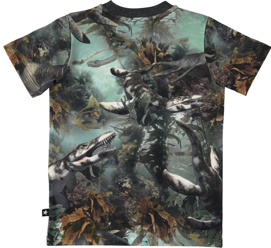 Clothing & Accessories Molo Boys 2-12 Years | Ralphie T-Shirt - Lake Monsters