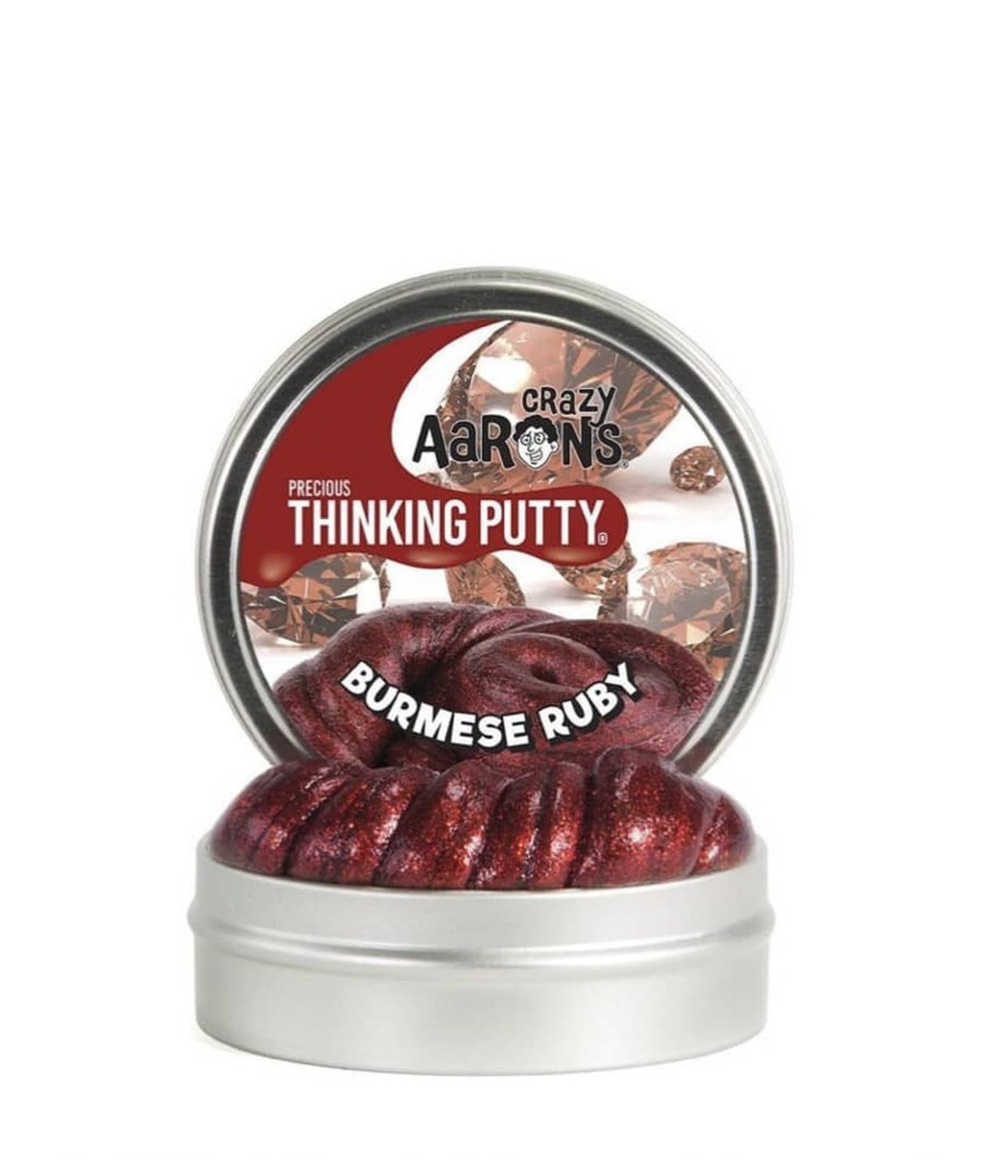 Toys & Play Crazy Aaron Putty & Playdough | Thinking Putty-Burmese Ruby 8Cm