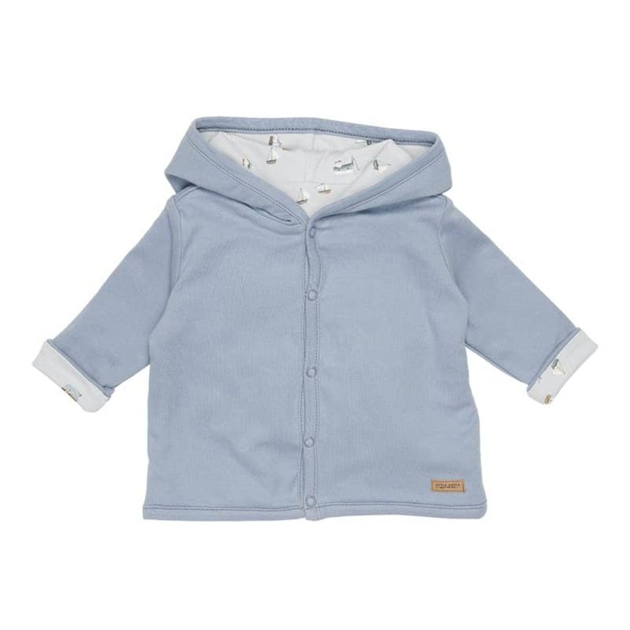 Clothing & Accessories Little Dutch Baby 0-2 Years | Reversible Jacket Sailors Bay Blue