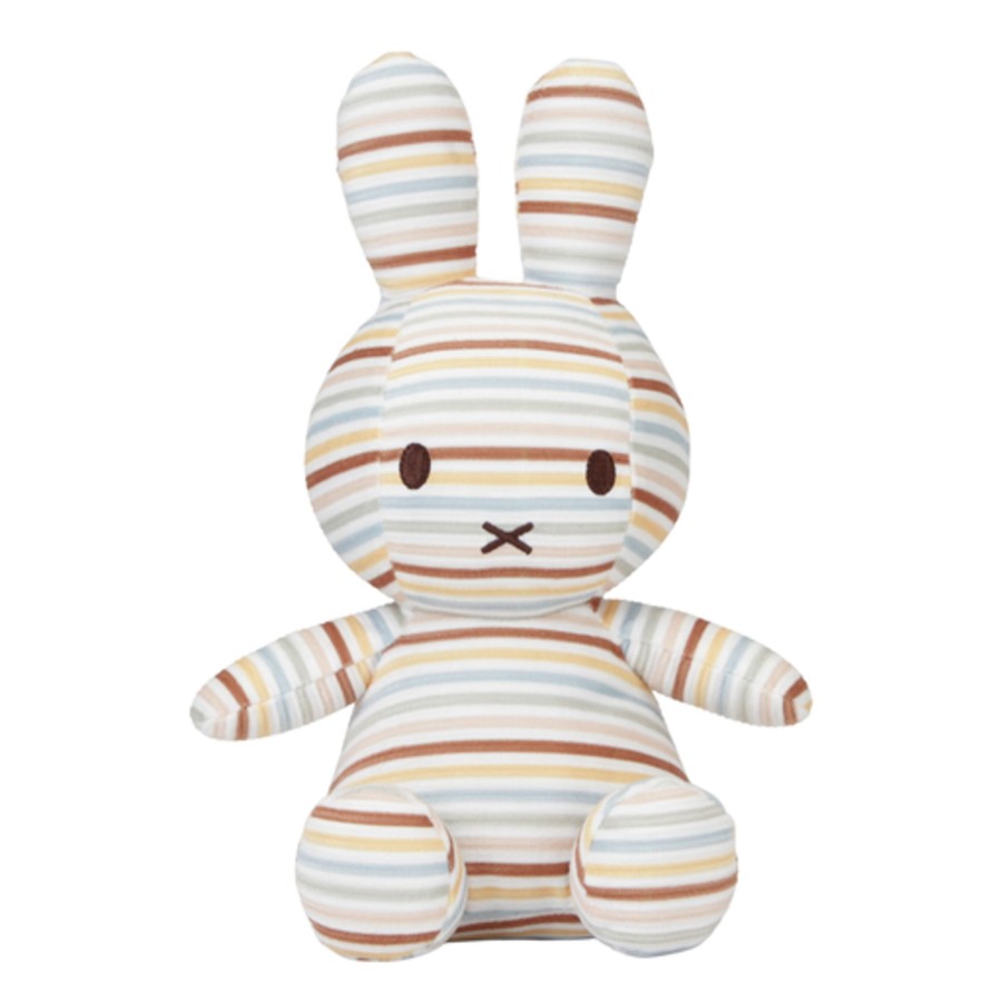 Toys & Play Little Dutch Baby Gyms & Toys | Cuddly Toy Miffy Vintage Sunny Stripes 35 Cm