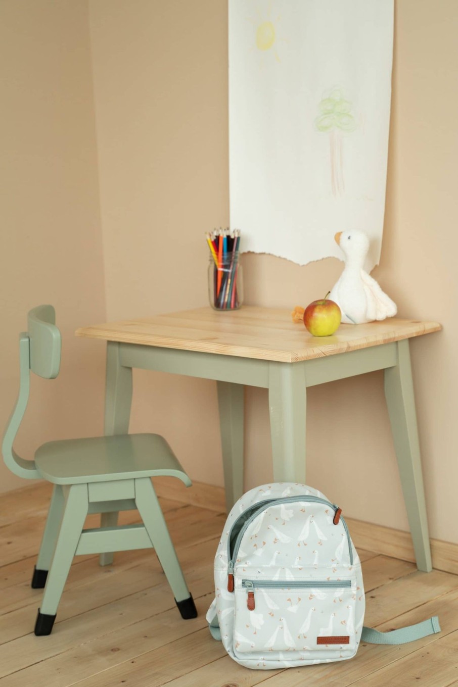 Nursery & Interior Little Dutch Tables & Chairs | Little Dutch Wooden Table - Olive