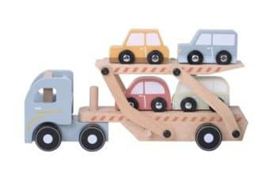 Toys & Play Little Dutch Cars & Transport | Wooden Transport Truck With Cars