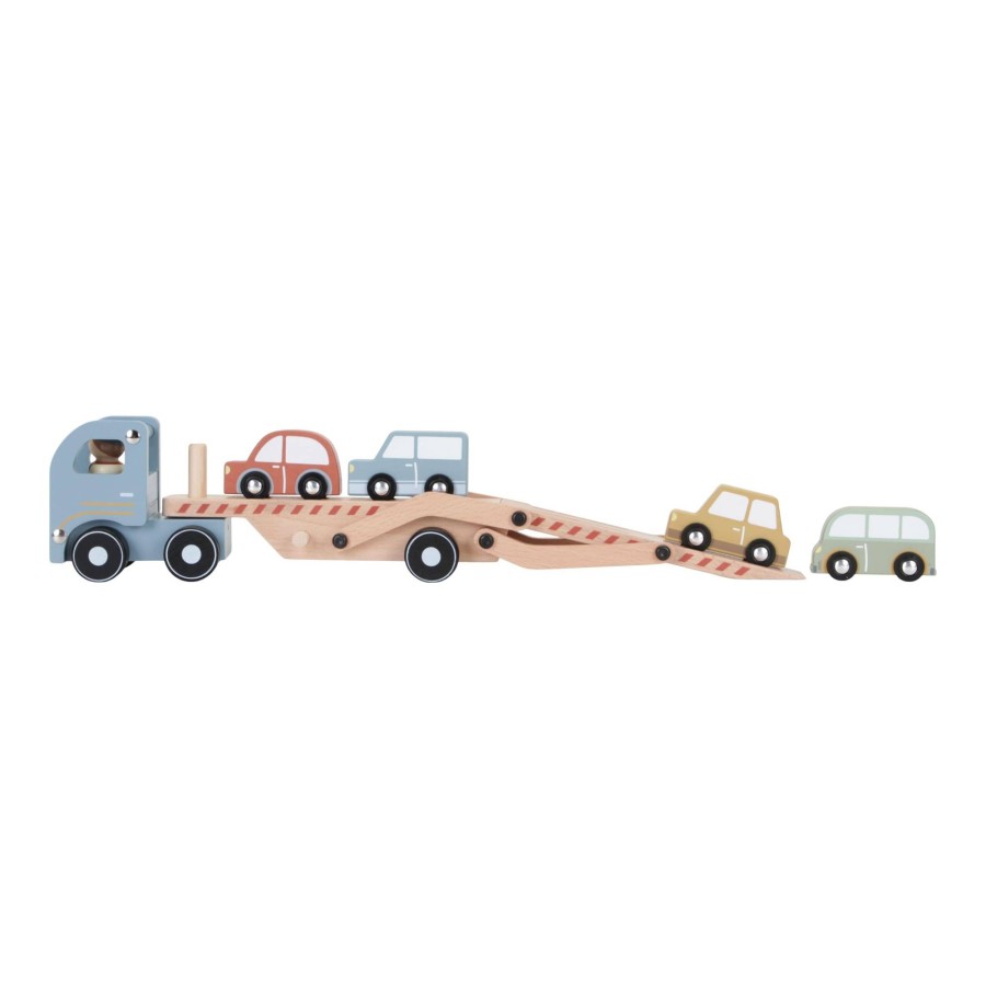 Toys & Play Little Dutch Cars & Transport | Wooden Transport Truck With Cars